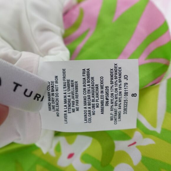 Trina Turk Womens La Palma Off The Shoulder Swim Top Size 8 - Picture 16 of 16